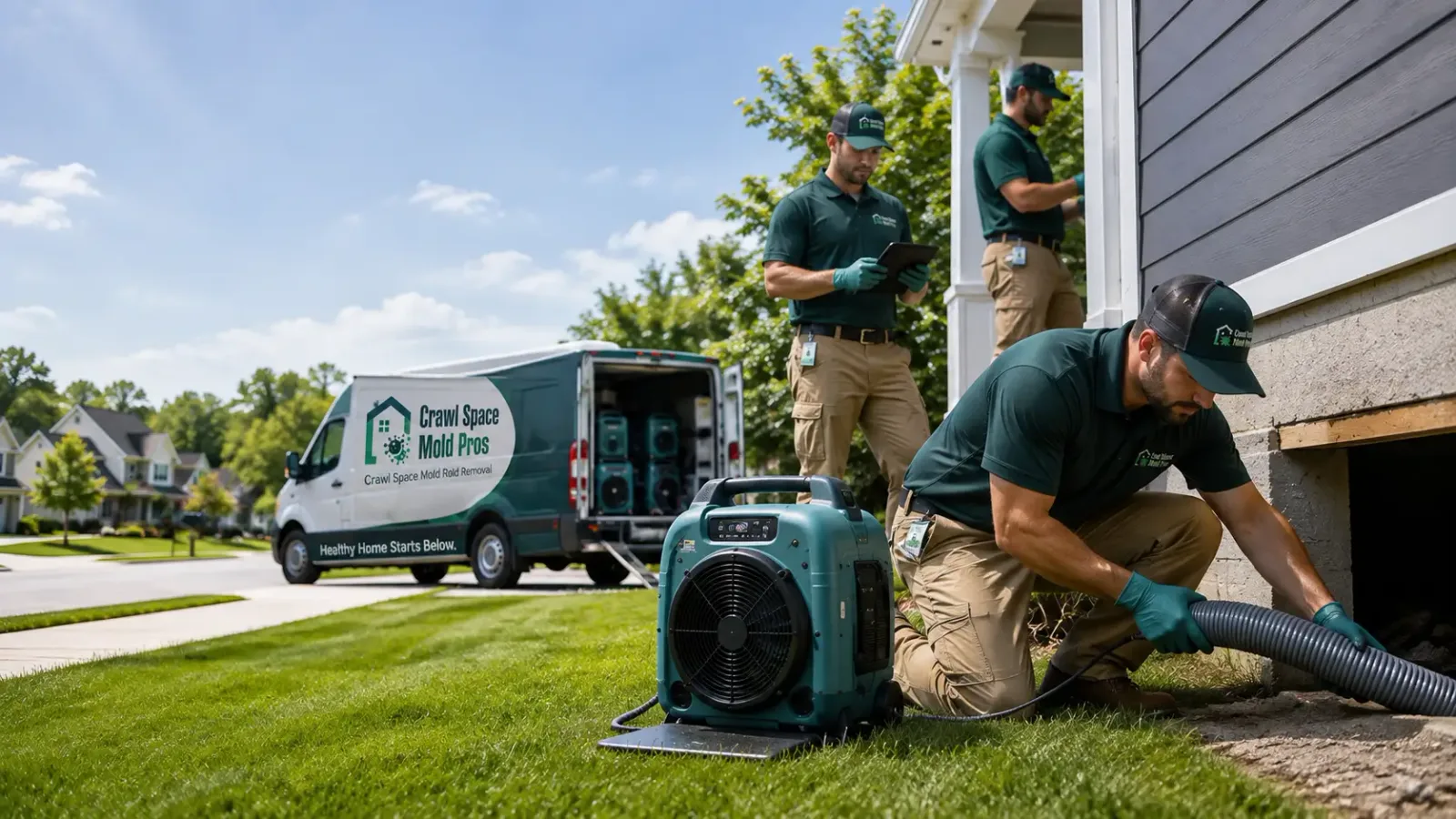 Crawl Space Mold Removal in Rocky Hill, CT